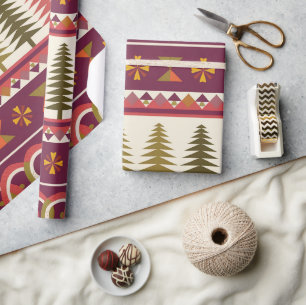 Papier Cadeau Fair Island Noël 1