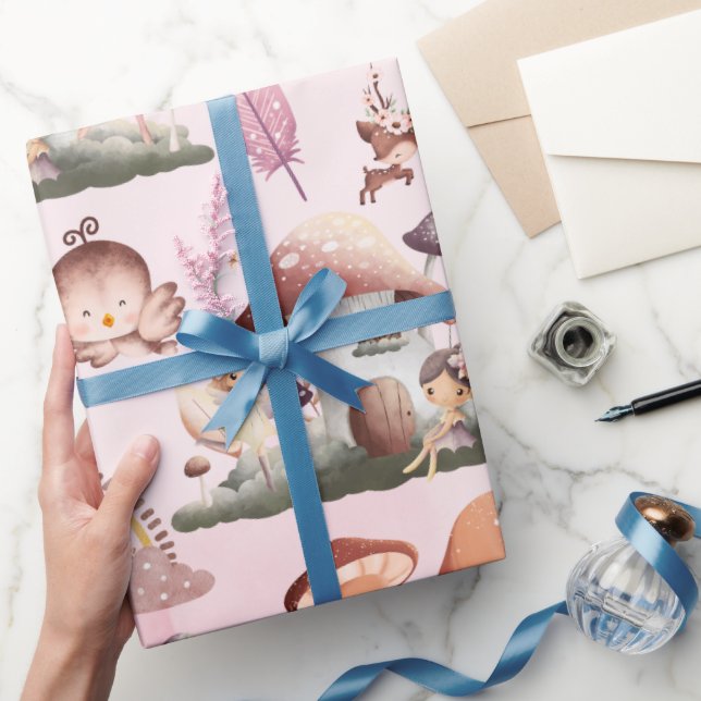 Papier Cadeau Fairy First Girl's 1st Birthday (Cadeaux)