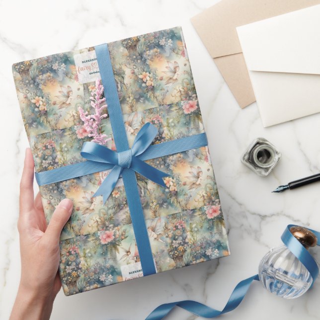 Papier Cadeau Fairy First Girl's 1st Birthday (Cadeaux)