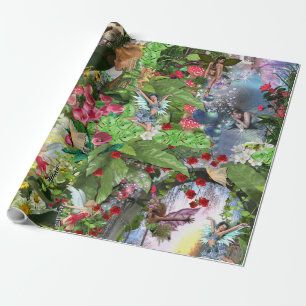Papier Cadeau Fairy Kingdom forest dreamland imaginaires histoir