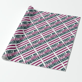 Papier Cadeau faites confiance que je je suis un ingénieur 3