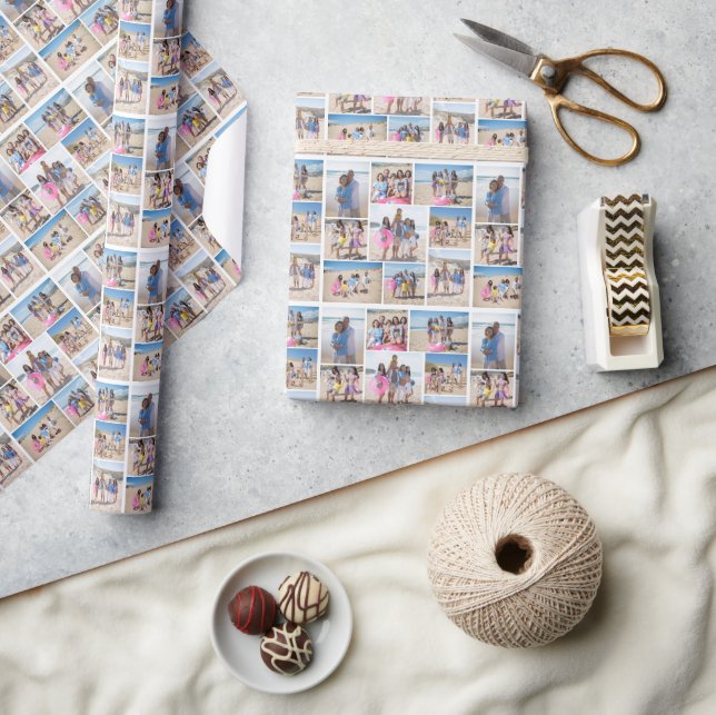 Papier Cadeau Faites votre propre collection de photos de 9 pers (Artisanat)