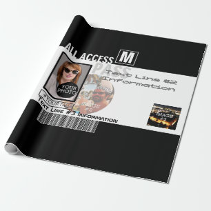 Papier Cadeau Faites votre propre VIP Pass 8 façons de personnal
