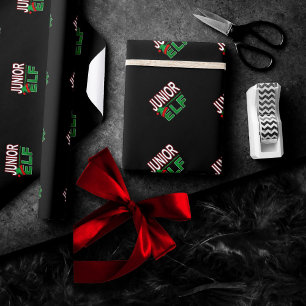 Papier Cadeau Famille Elf Junior Elf Noël Holiday #TeamElf