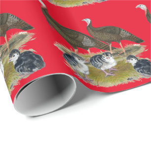 Papier Cadeau Family sauvage de Turkey