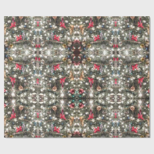 Papier Cadeau Fantôme de Noël (Plat)