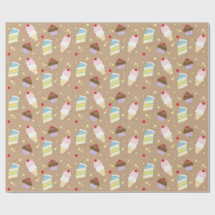Papier Cadeau Farm Friends Sweet Traitements Anniversaire