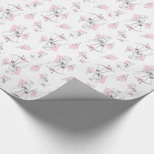 Papier Cadeau Fashion Bride Pink papier multi-emballage