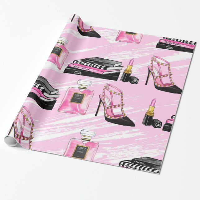 Papier Cadeau Fashion girly (Déroulé)