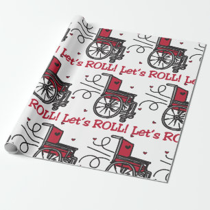 Papier Cadeau Fauteuil roulant