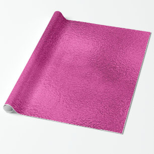 Papier Cadeau Faux Foil framboise - Toutes les options