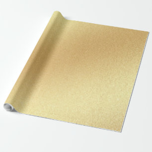 Papier Cadeau Faux Gold Parties scintillant Moderne Golden Elega