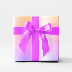 Papier Cadeau Faux Pastel Arc-en-Ciel Feuille Ombre