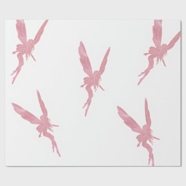 Papier Cadeau Fée 🧚‍♀️  (Plat)