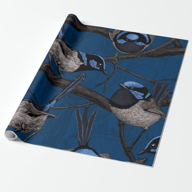 Papier Cadeau Fée de nuit (Déroulé)