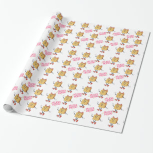 Papier Cadeau Felices Fiestas Envelopper Papier Guy actuel