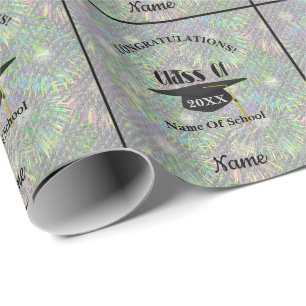 Papier Cadeau Félicitations Diplôme de Diplôme Personnalisé