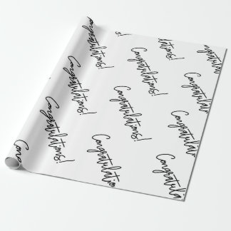 Papier Cadeau Félicitations Enveloppement Cadeau | Luxueux Maria