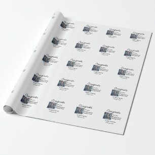 Papier Cadeau Félicitations pour votre retraite ajouter le nom d