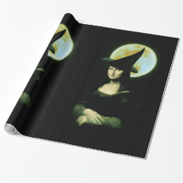 Papier Cadeau Femme de cuisine Mona Lisa Halloween