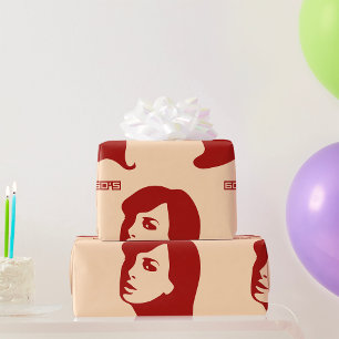 Papier Cadeau Femme des années 1960