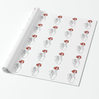 Papier Cadeau fermez les T-shirts offensifs
