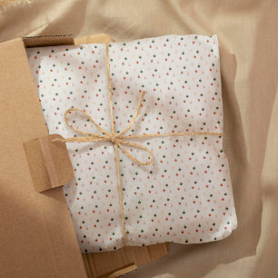 Papier Cadeau Festif moderne Pastel Noël Baubles Motif