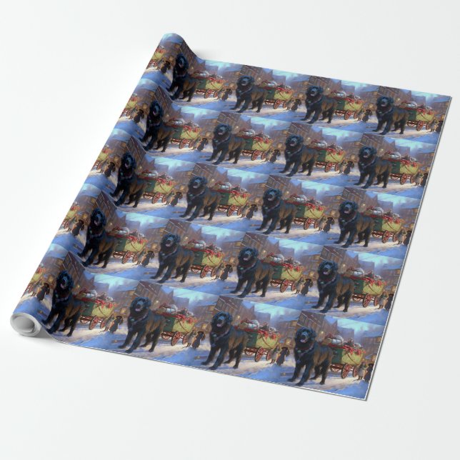 Papier Cadeau Festin de Noël à Terre-Neuve (Déroulé)