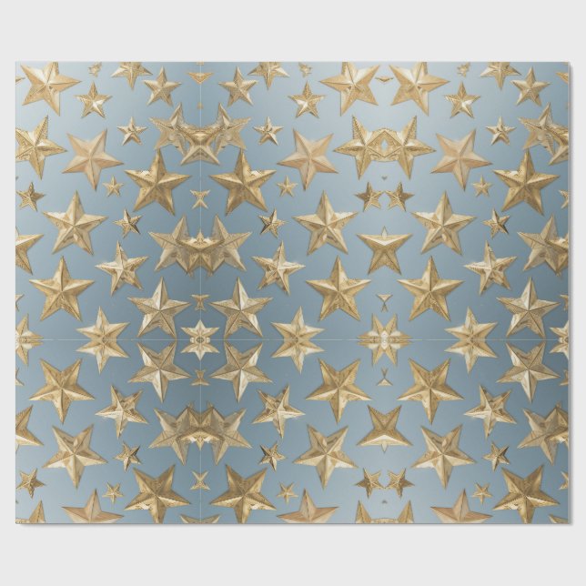 Papier Cadeau Festive Christmas Holiday Gift Wrap (Plat)