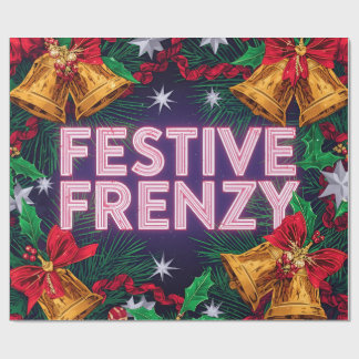 Papier Cadeau Festive Française Maximaliste
