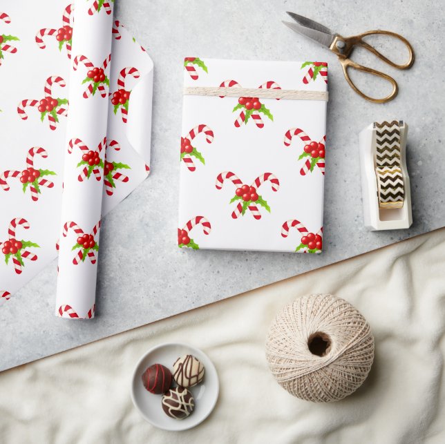Papier Cadeau Festive Twin Sucres de canne Holiday (Artisanat)