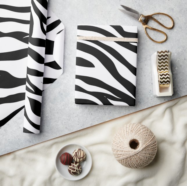 Papier Cadeau Fête d'anniversaire chic safari avec impression zè (Artisanat)