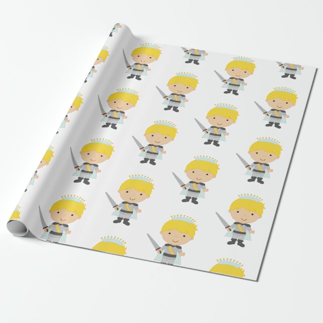 Papier Cadeau Fête d'anniversaire de Little Prince (Déroulé)