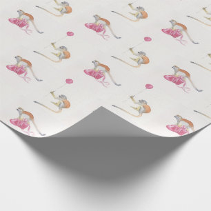 Papier cadeau fête d'anniversaire Monkey Party II