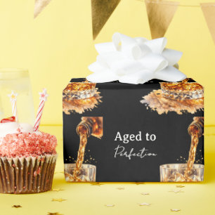 Papier Cadeau Fête d'anniversaire pour hommes Parfaitement Vieil