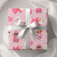 Fête d'anniversaire rose pour filles avec chiot