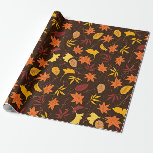 Papier Cadeau Fête d'automne