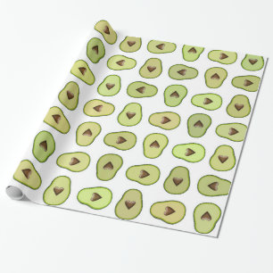 Papier Cadeau Fête de bébé Baby Shower pour fruit de cœur d'avoc