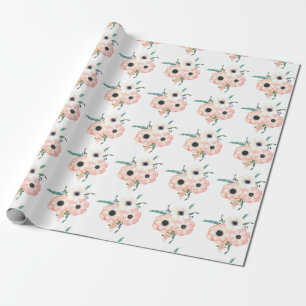 Papier Cadeau Fête de la mariée Giftwrap d'anémone