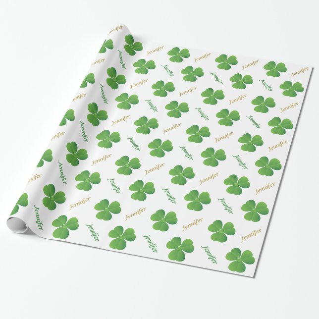 Papier Cadeau Fête de la Saint-Patrick (Déroulé)