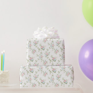 Papier Cadeau Fête de mariage de douche de naissance rose pastel