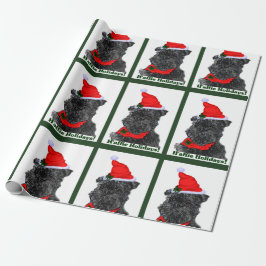 Papier Cadeau Fête de Noël Affenpinscher