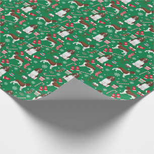 Papier Cadeau Fête de Noël de l'Espagnol Springer anglais