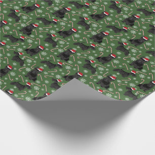 Papier Cadeau Fête de Noël de Scotty Dog