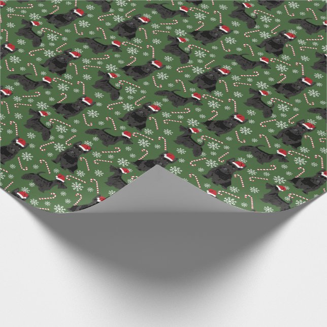 Papier Cadeau Fête de Noël de Scotty Dog (Coin)
