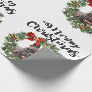 Papier Cadeau Fête de Noël des bulldozers français