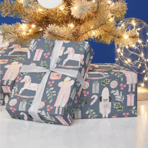 Papier Cadeau Fête de Noël des noisettes