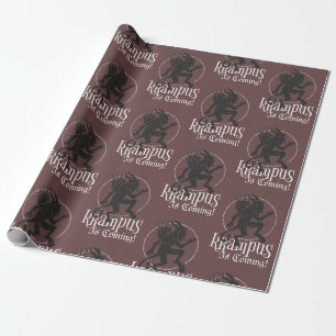 Papier Cadeau Fête de Noël Krampus