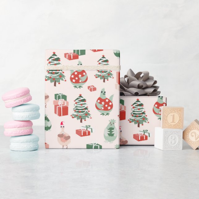 Papier Cadeau fête de noël mec (Baby Shower)