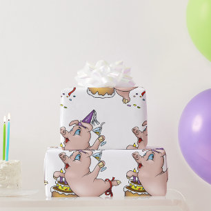 Papier Cadeau Fête de porc